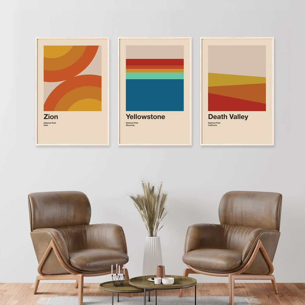 Death Valley National Park Poster Poster - Vintage Travel Wall Art