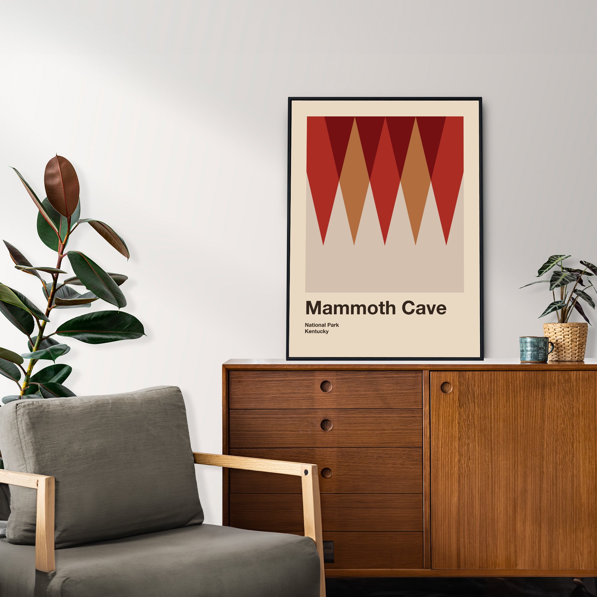 Mammoth Cave National Park Poster Poster - Vintage Travel Wall Art