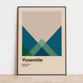 Yosemite National Park Poster Poster - Vintage Travel Wall Art