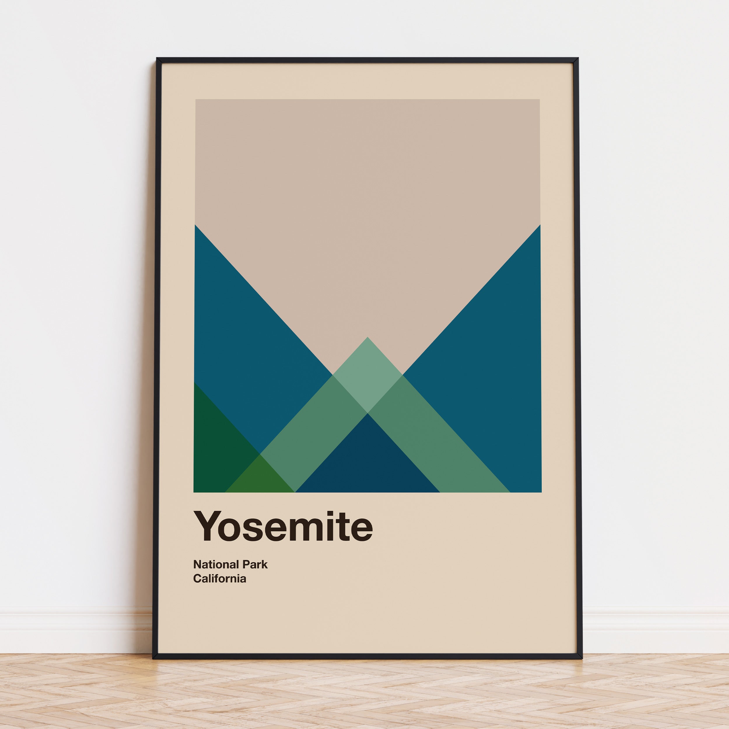 Yosemite National Park Poster Poster - Vintage Travel Wall Art