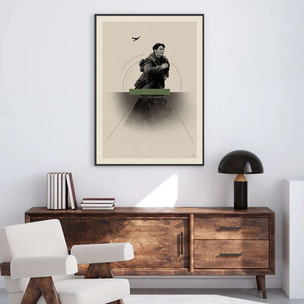 Dunkirk Movie Poster Inspired Movie Poster - Mid-Century Wall Art