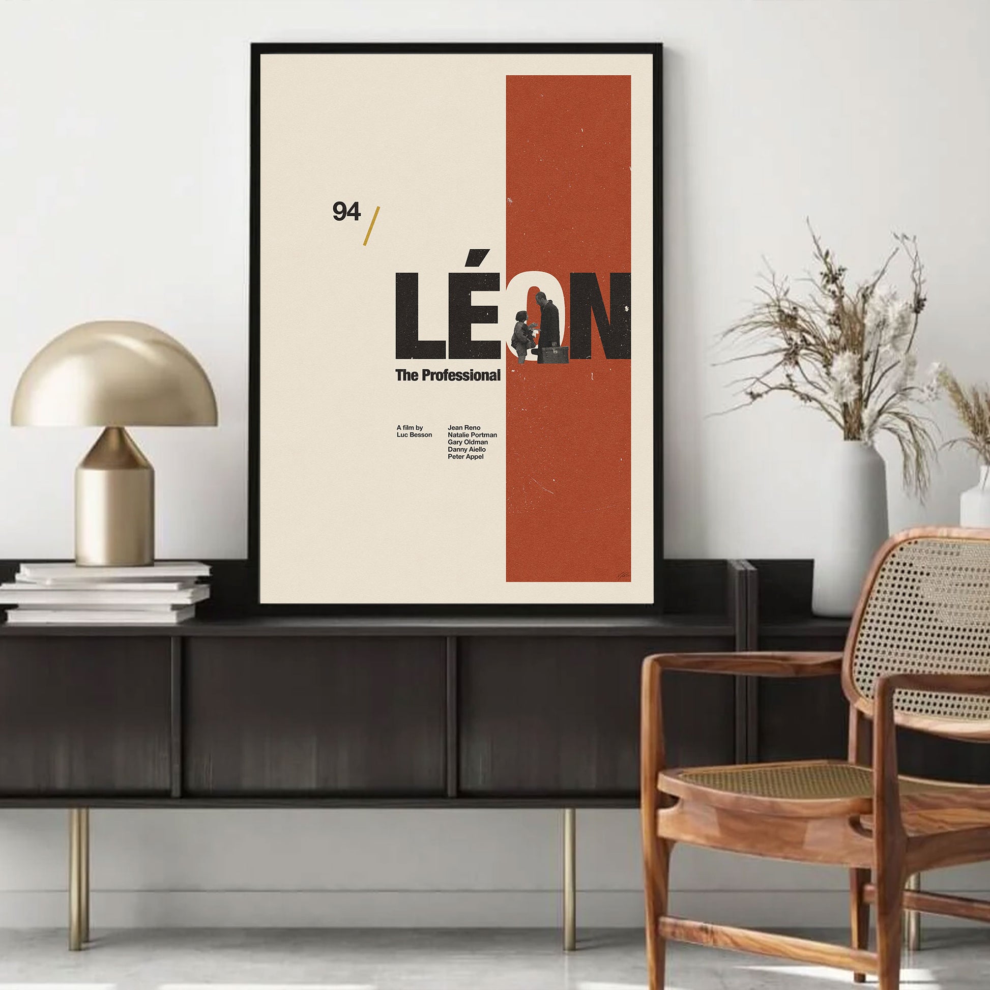 Leon The Professional - Poster - leon, mid century movie, movie poster