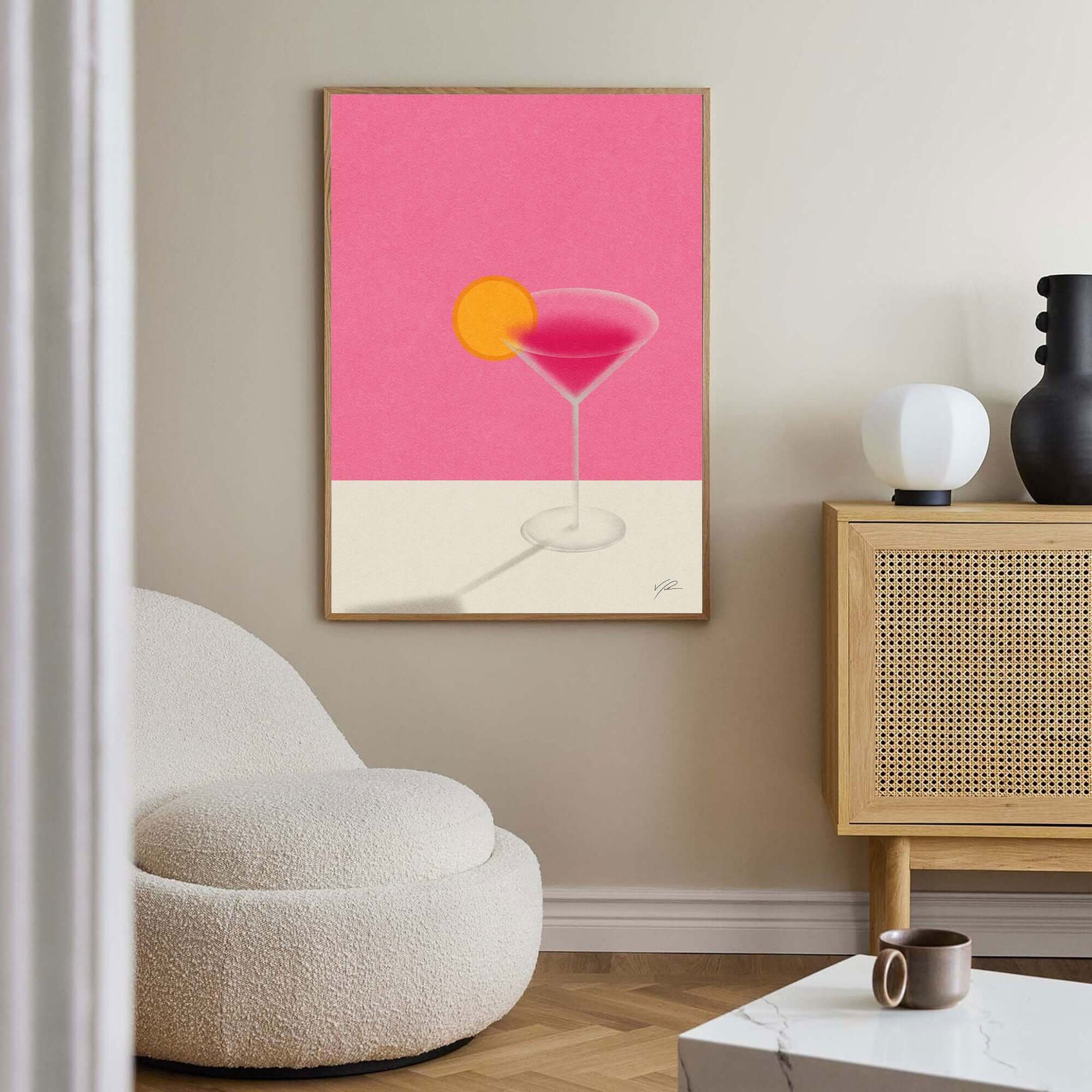 Cosmopolitan Cocktails Poster Inspired Movie Poster