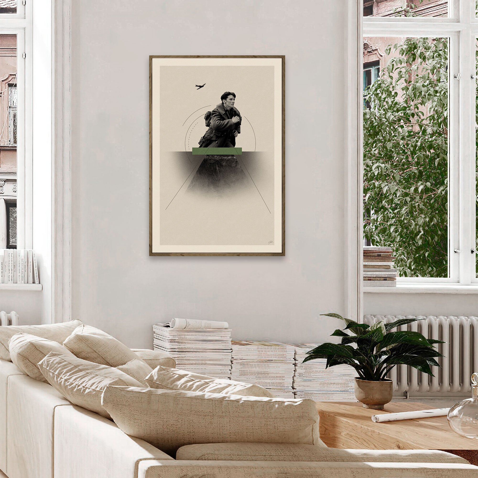 Dunkirk Movie Poster Inspired Movie Poster - Mid-Century Wall Art