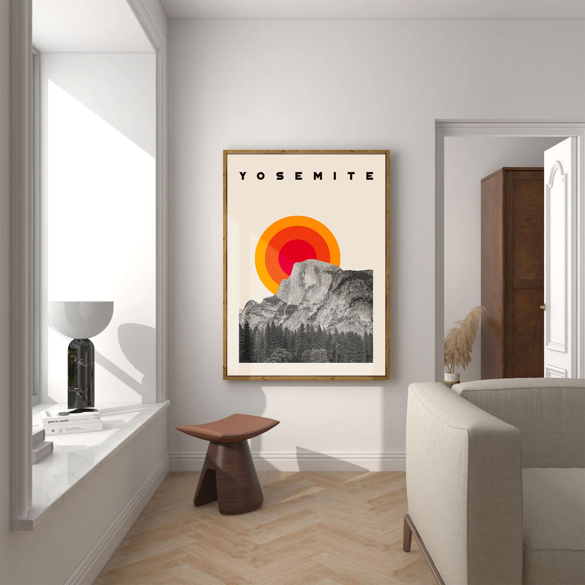 Yosemite National Park Poster Poster - Vintage Travel Wall Art