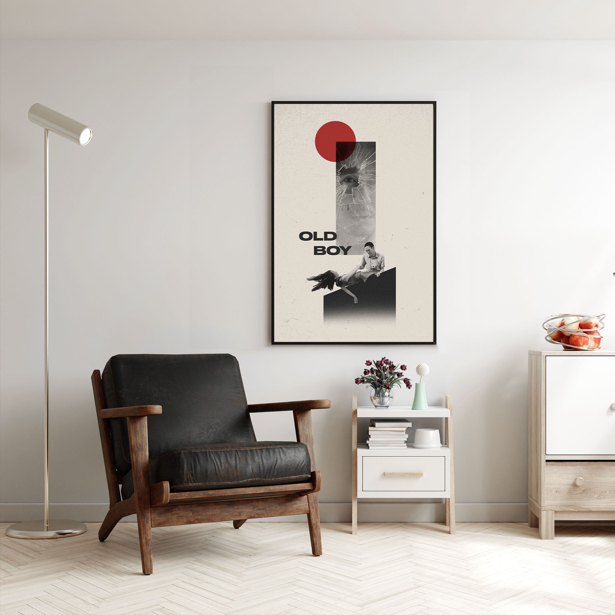Old Boy Movie Poster Inspired Movie Poster - Mid-Century Wall Art