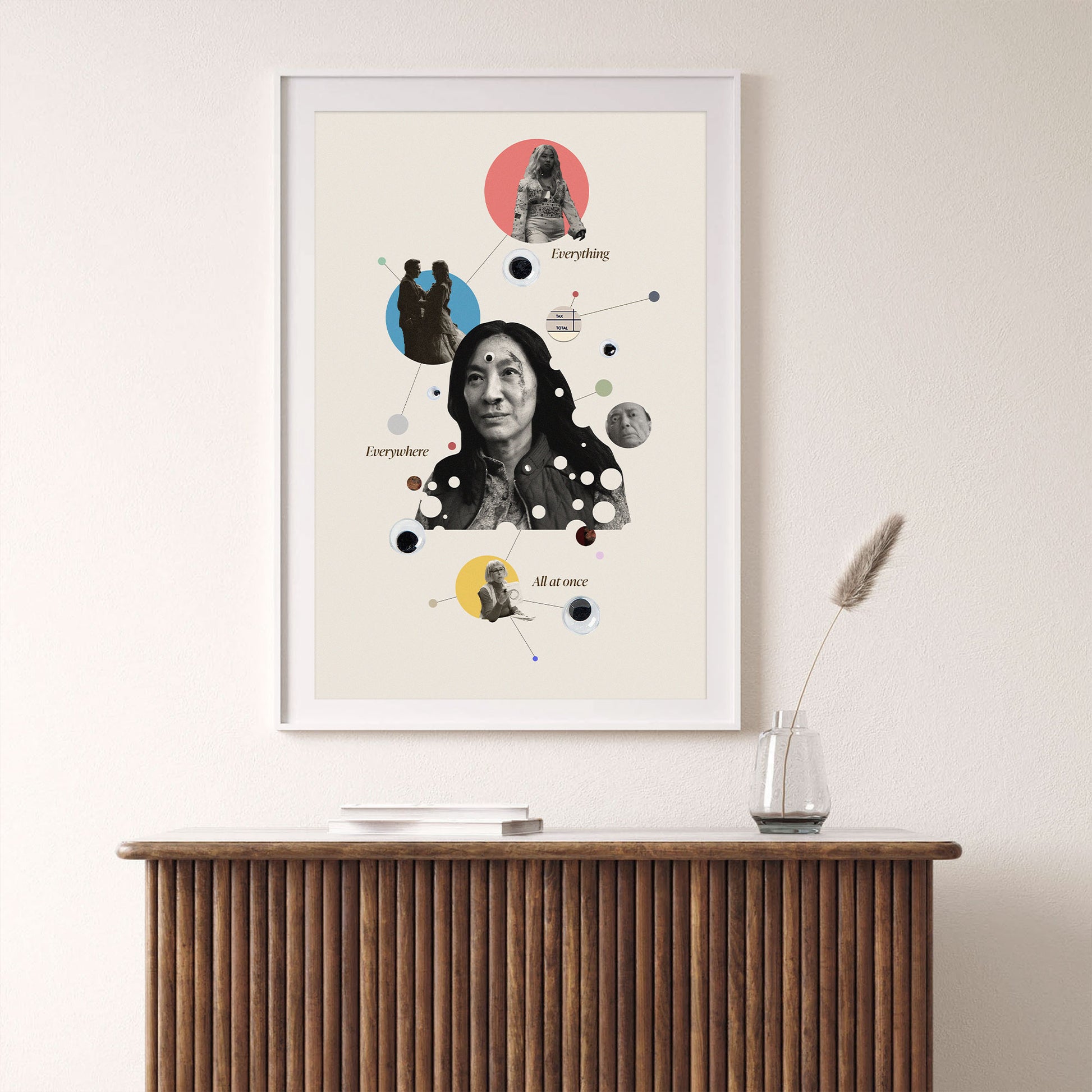 Everything Everywhere All At Once - Print Arts - a24, alternative movie poster, everything everywhere all at once, film poster, Ke Huy Quan, Michelle Yeoh, mid century movie, minimalist poster, movie artwork, movie poster, poster, redesigned movie poster, Stephanie Hsu