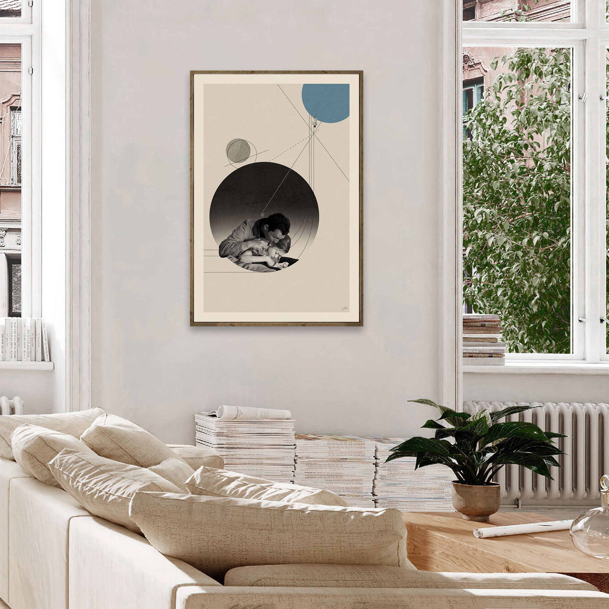 Interstellar Movie Poster Inspired Movie Poster - Mid-Century Wall Art