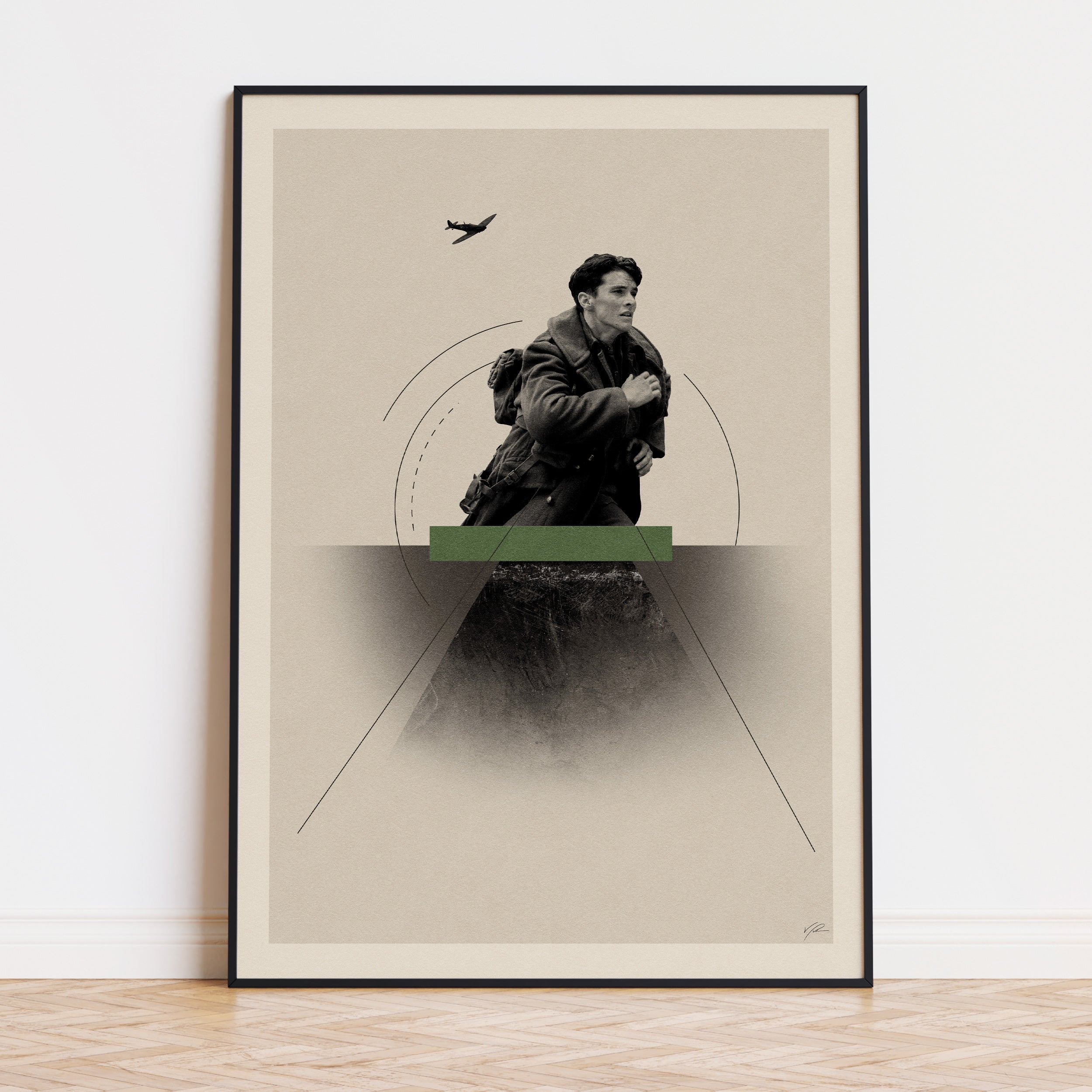 Dunkirk Movie Poster Inspired Movie Poster - Mid-Century Wall Art