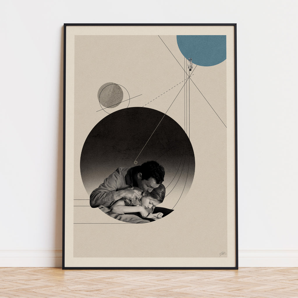 Interstellar Movie Poster Inspired Movie Poster - Mid-Century Wall Art