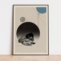Interstellar Movie Poster Inspired Movie Poster - Mid-Century Wall Art