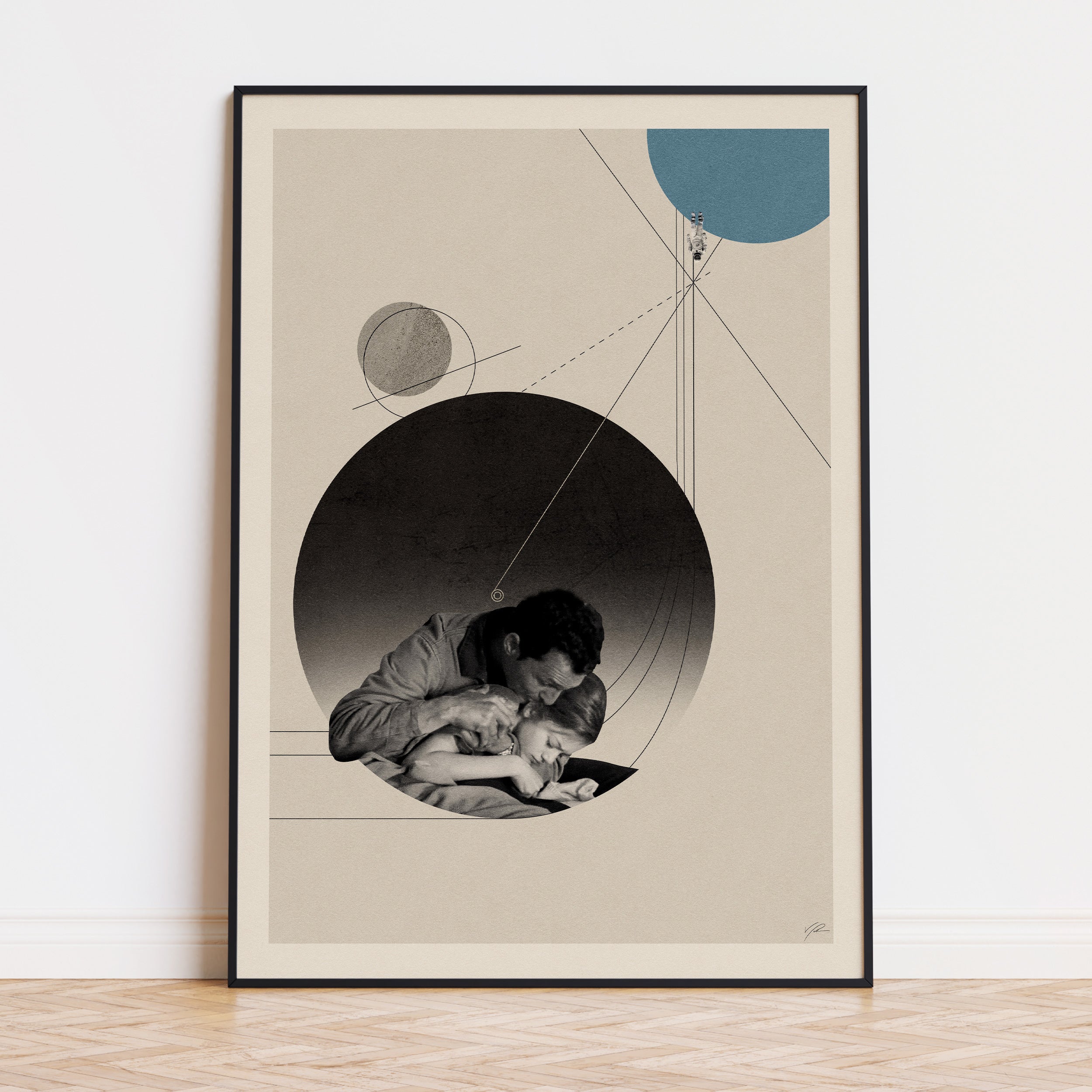 Interstellar Movie Poster Inspired Movie Poster - Mid-Century Wall Art