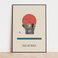 Isle of Dogs Movie Poster Inspired Movie Poster - Mid-Century Wall Art