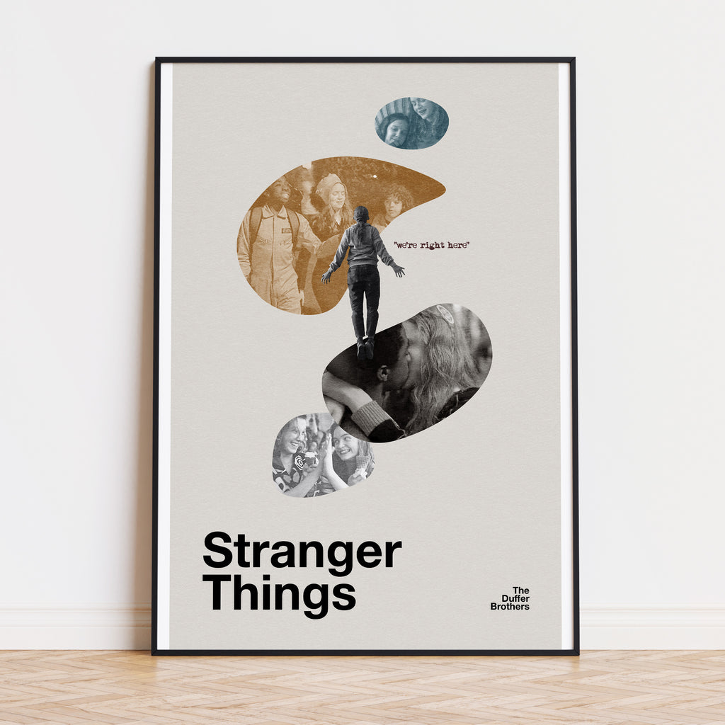 The Stranger Things TV Show Poster Inspired Movie Poster