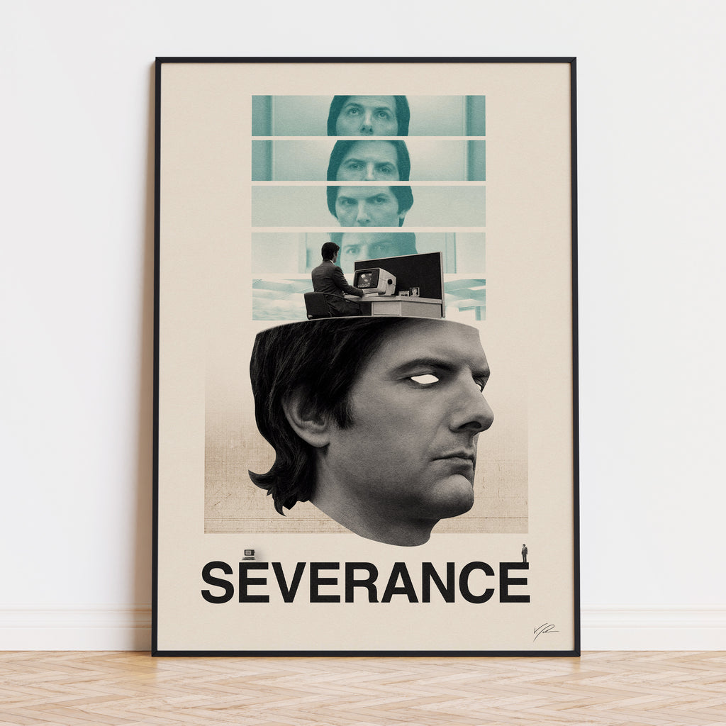 Severance TV Show Poster Inspired Movie Poster - Mid-Century Wall Art