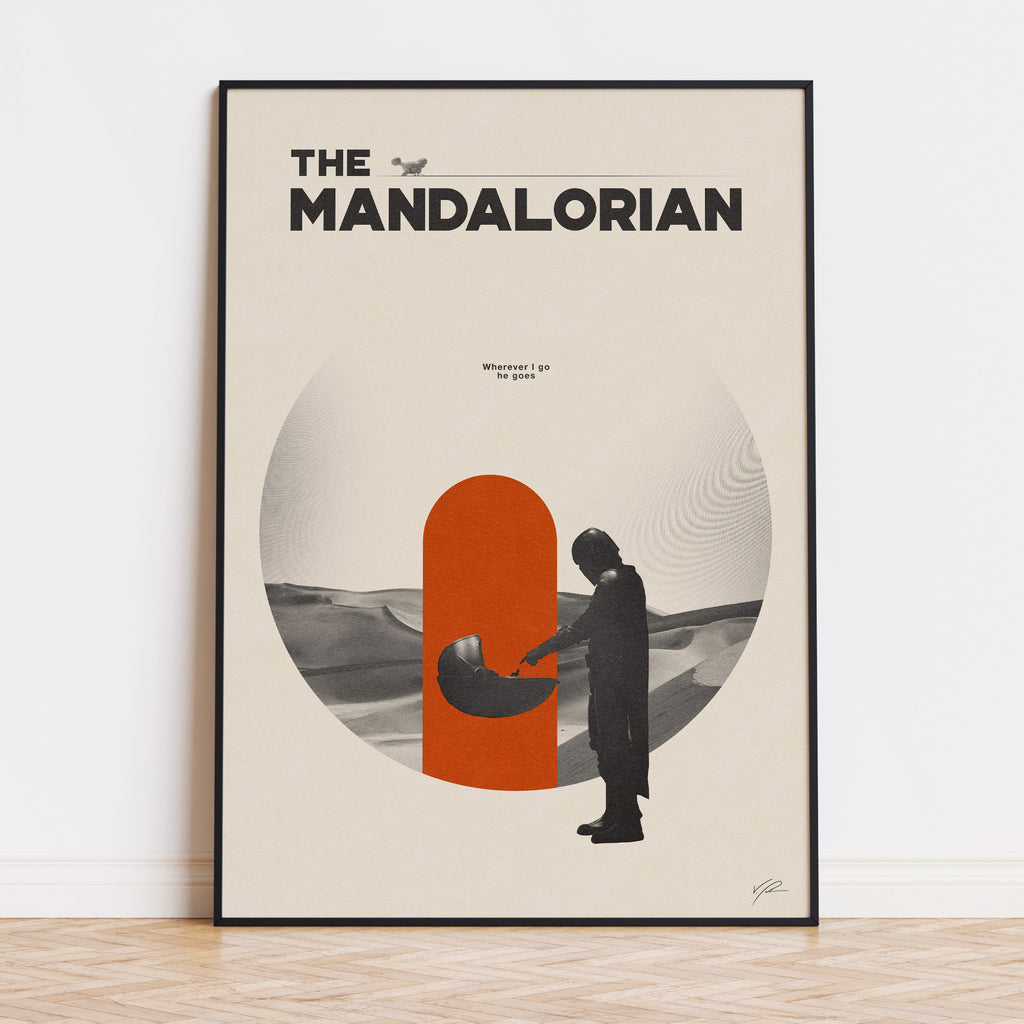 The Mandalorian TV Show Poster Inspired Movie Poster